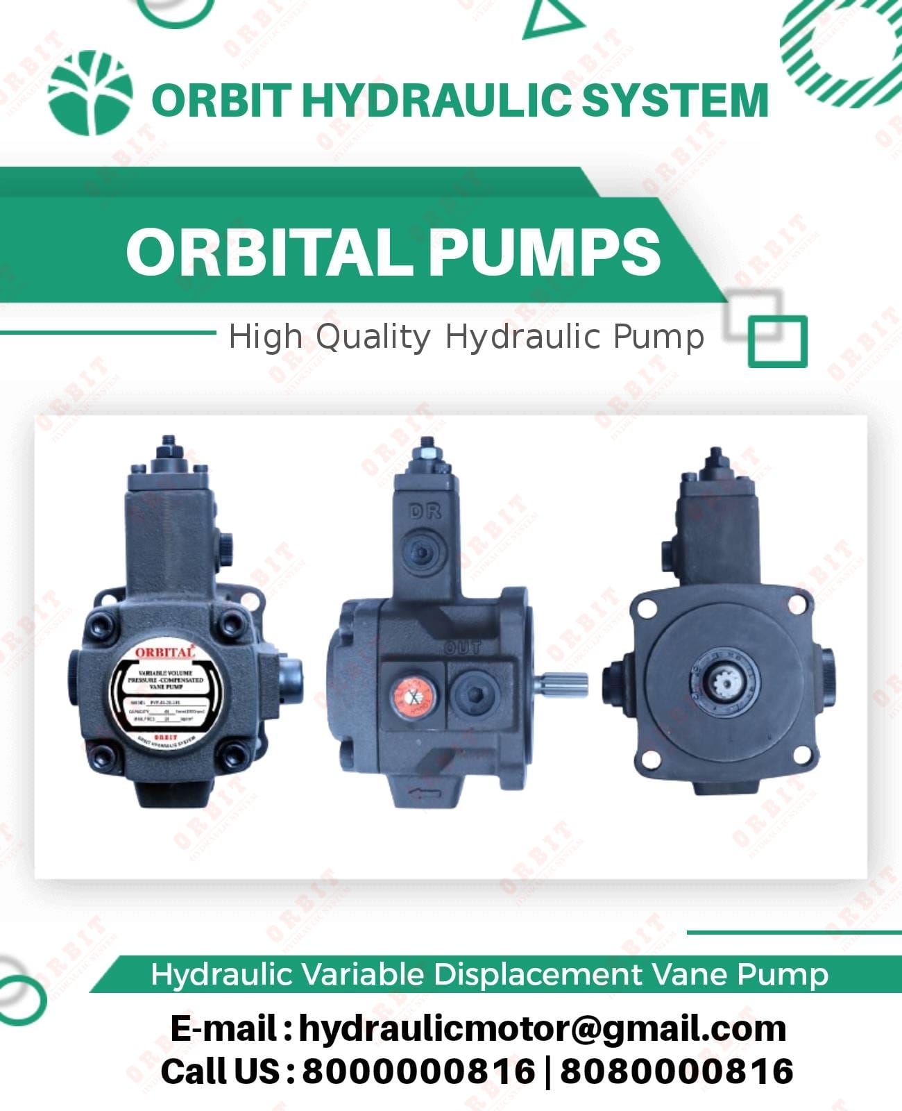PVF-30-20-11S Anson Hydraulic Variable Vane Pump